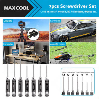 compare product Hex Nut Screwdriver Set Repair Tool Kit for RC Traxxas Car Helicopter Boat Drone