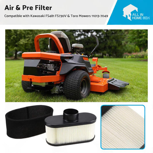 Air  and  Pre Filter Suitable For Kawasaki FS481 FS730V  and  Toro Mowers 11013-7049