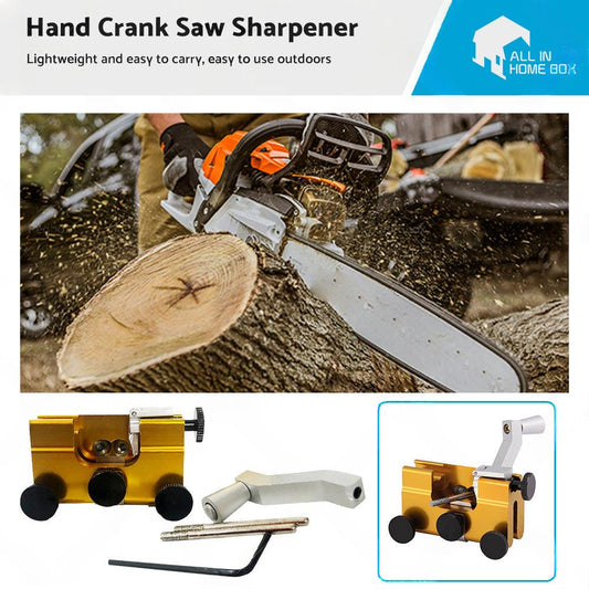 Portable Chainsaw Sharpener Jig Manual Chainsaw Sharpening with Sharpening Heads