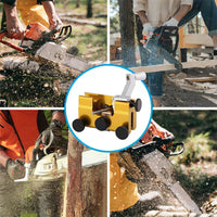 Portable Chainsaw Sharpener Jig Manual Chainsaw Sharpening with Sharpening Heads