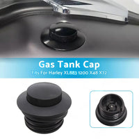 Black Flush Gas Tank Cap Fuel Cover Fit For Harley Touring Sportster XL883 1200
