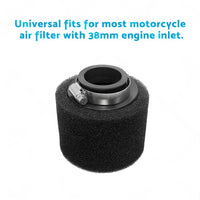 38mm Foam Pod Air Filter Cleaner 125cc 140cc PIT PRO Quad Dirt Bike ATV Buggy