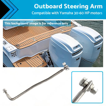compare product Suitable For 30?60 Universal Outboard Steering Arm Connecting Link Tie Rod Part
