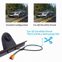 Brake Light Backup Camera W or  7''Monitor Suitable for 07-19 Sprinter or VW Crafter