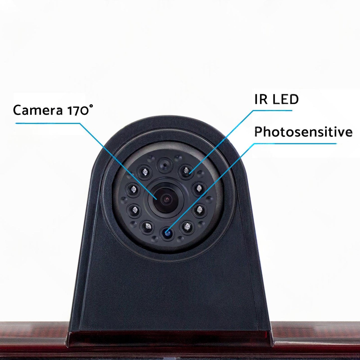 Brake Light Backup Camera W or  7''Monitor Suitable for 07-19 Sprinter or VW Crafter