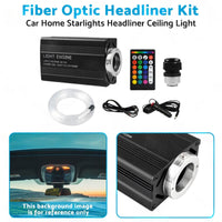 500PCS LED Fiber Optic Kit Car Home Starlights Headliner Ceiling Light w or Remote