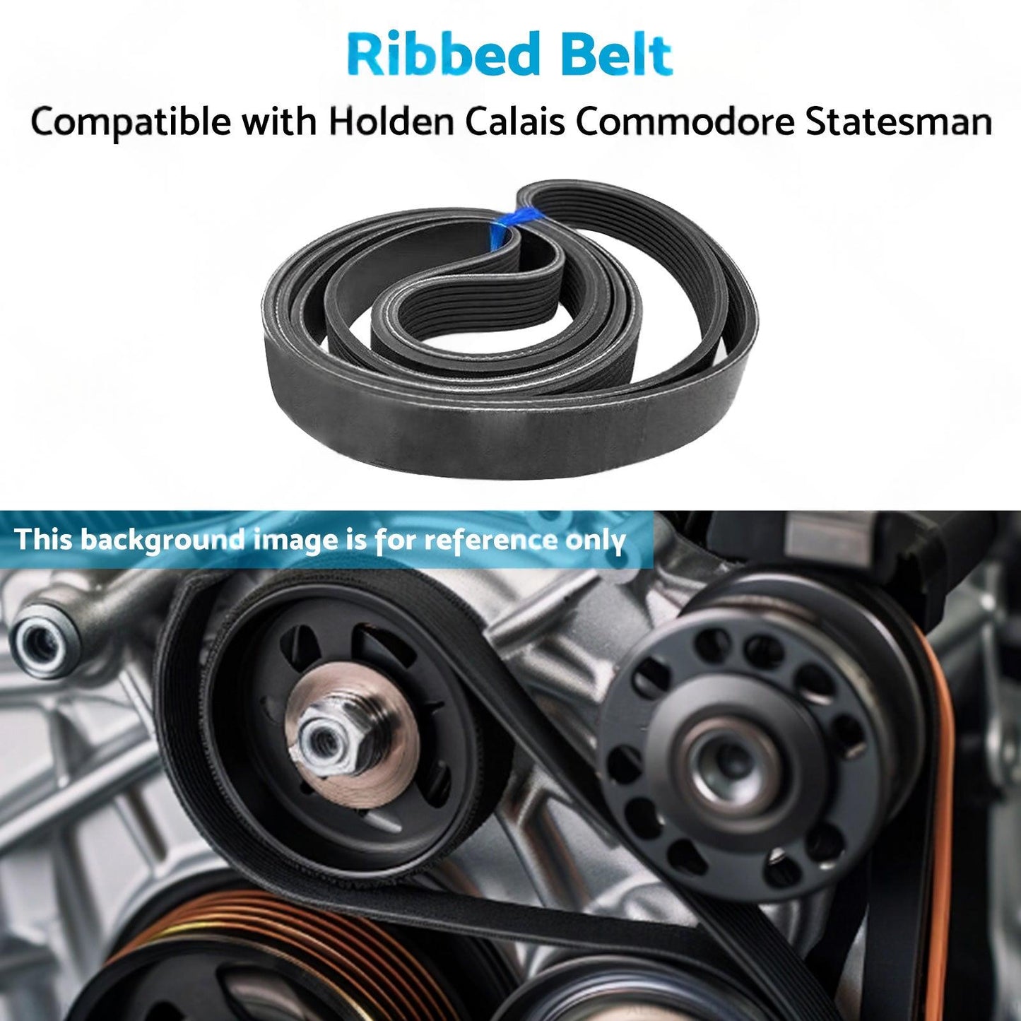 Ribbed Belt 6PK2720 Suitable for Holden Calais Commodore Statesman V6