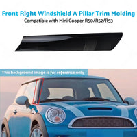 Windshield A Pillar Trim Molding Front Right Suitable for BMW Mini R53 R50 R52