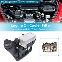 Engine Oil Filter Housing  and  Cooler 11428507697 SuitableFor BMW N47 N57 F25 10-19