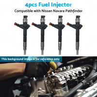 4x 095000-5650 Diesel Injector Suitable for Nissan Navara Pathfinder 095000-5655