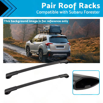 compare product Pair Balck Roof Racks Cross Bars Suitable For Subaru Forester 2008-2021