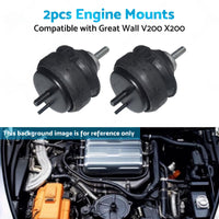 2x Engine Mount Suitable for Great Wall V200 X200 2. 0L GW4D20 Diesel Auto or Manual