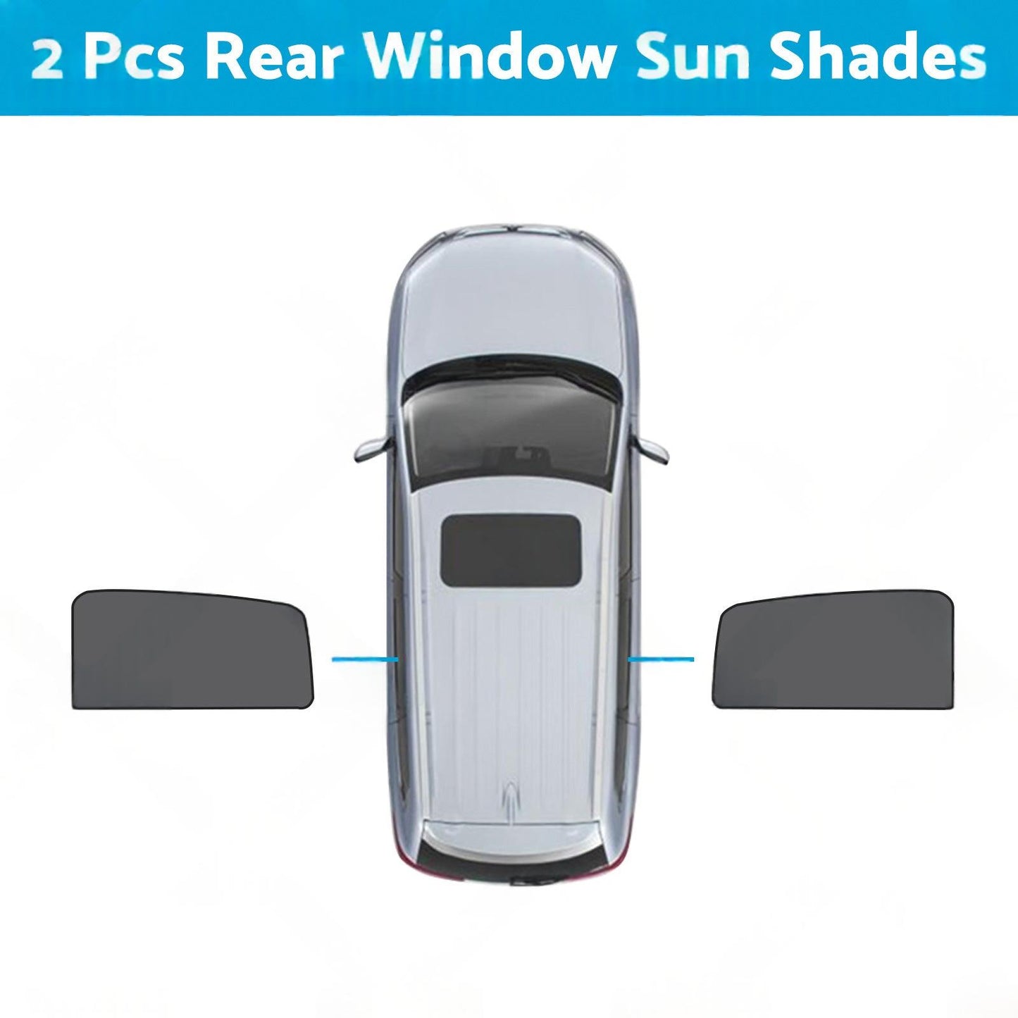 Front & Rear Window Magnetic Mesh Sun Shade Suitable For Toyota Corolla Cross