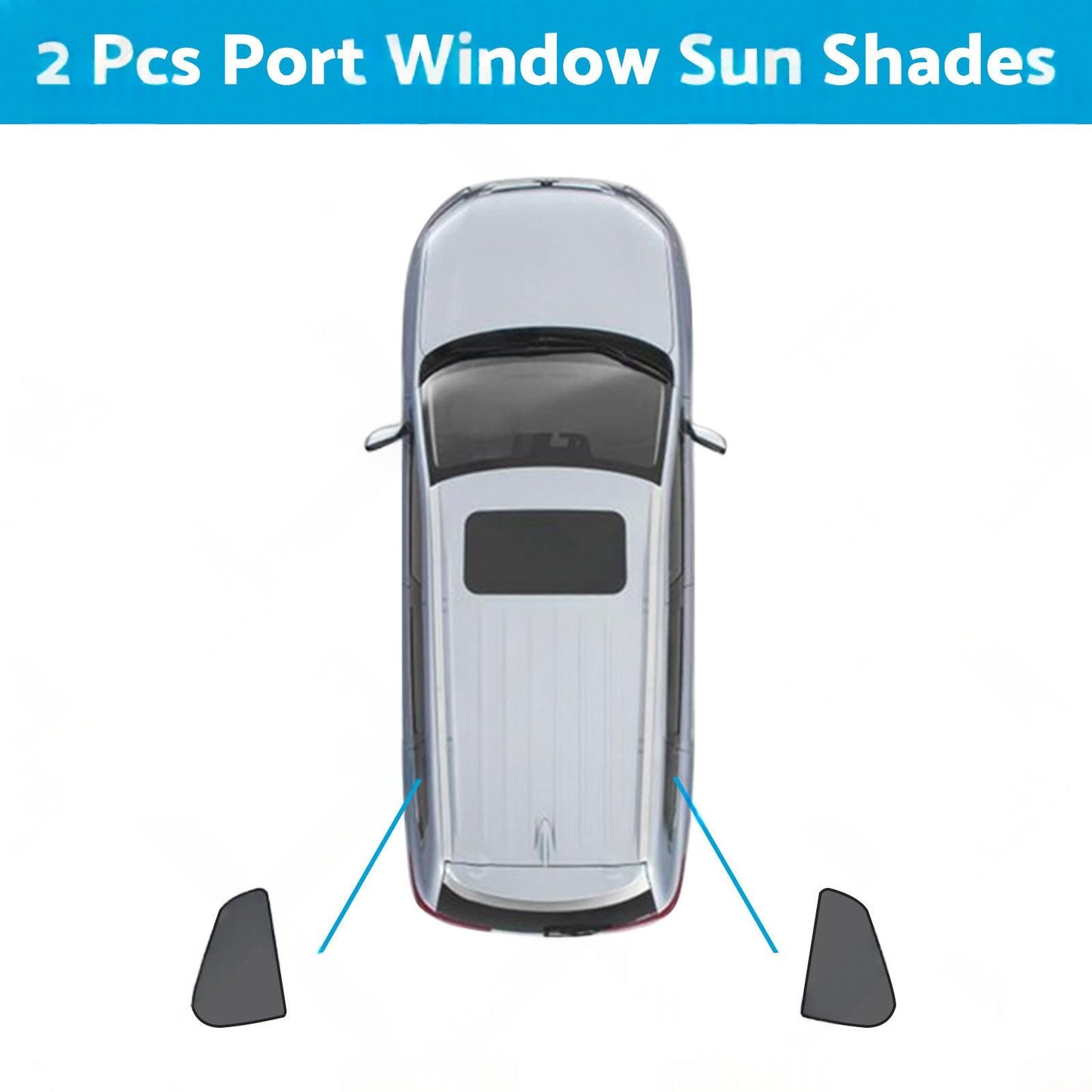 Front & Rear Window Magnetic Mesh Sun Shade Suitable For Toyota Corolla Cross