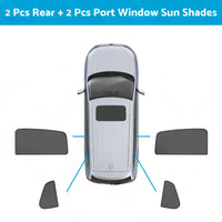 Front & Rear Window Magnetic Mesh Sun Shade Suitable For Toyota Corolla Cross