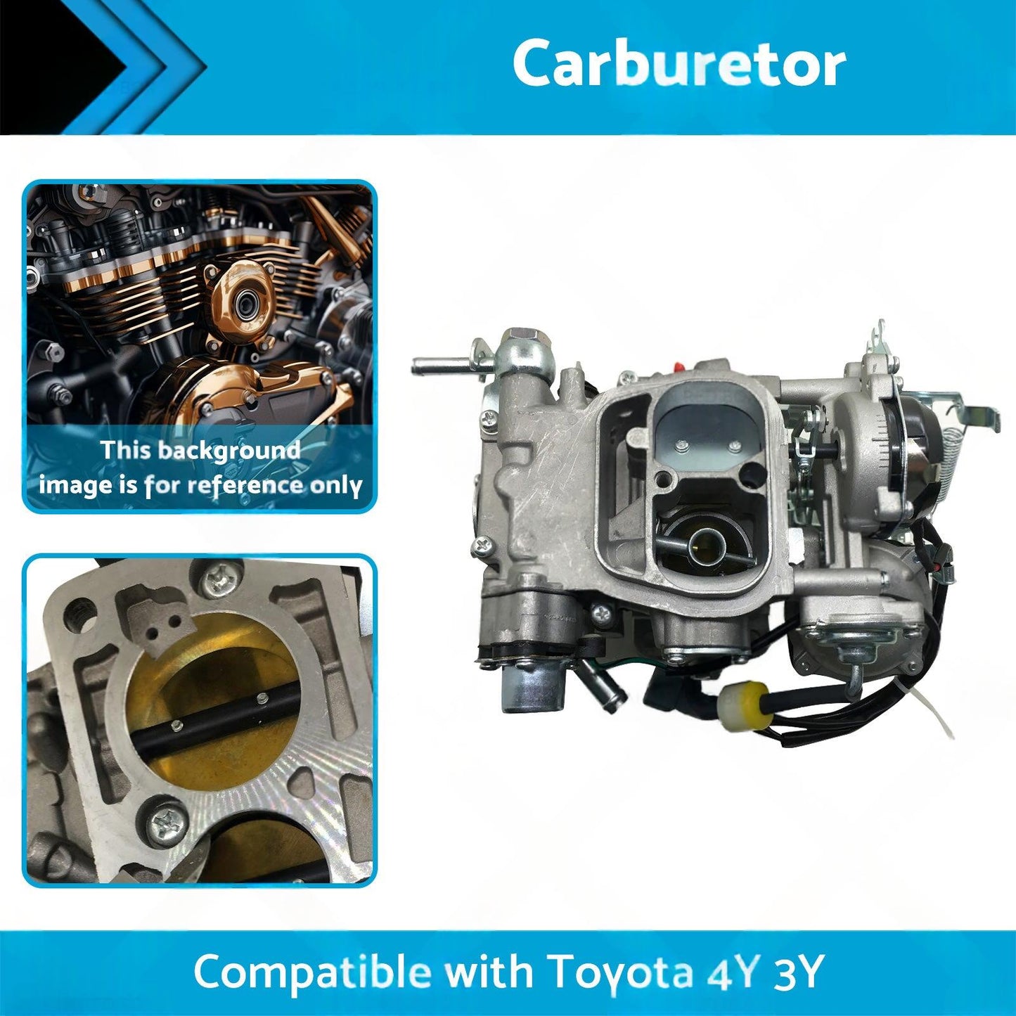 21100-73231 Carburetor Suitablefor Toyota 4Y 3Y Hiace Hilux Van 82-88 2110073230