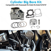 78mm Cylinder Big Bore Kit Suitable For Kawasaki KLX300 / KLX250 S / R / SF 1993-2014