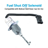 Fuel Shut Off Solenoid Kit Suitable For Bobcat Skid Steer 743 / 751 / 753 / T190 / S185