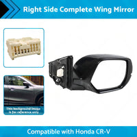 Right Door Mirror Suitable for Honda CRV CR-V RM 2012-2017 Blinker RH