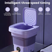 8L Foldable Portable Washing Machine with 3 Modes Deep Cleaning Automatic Washer 240V