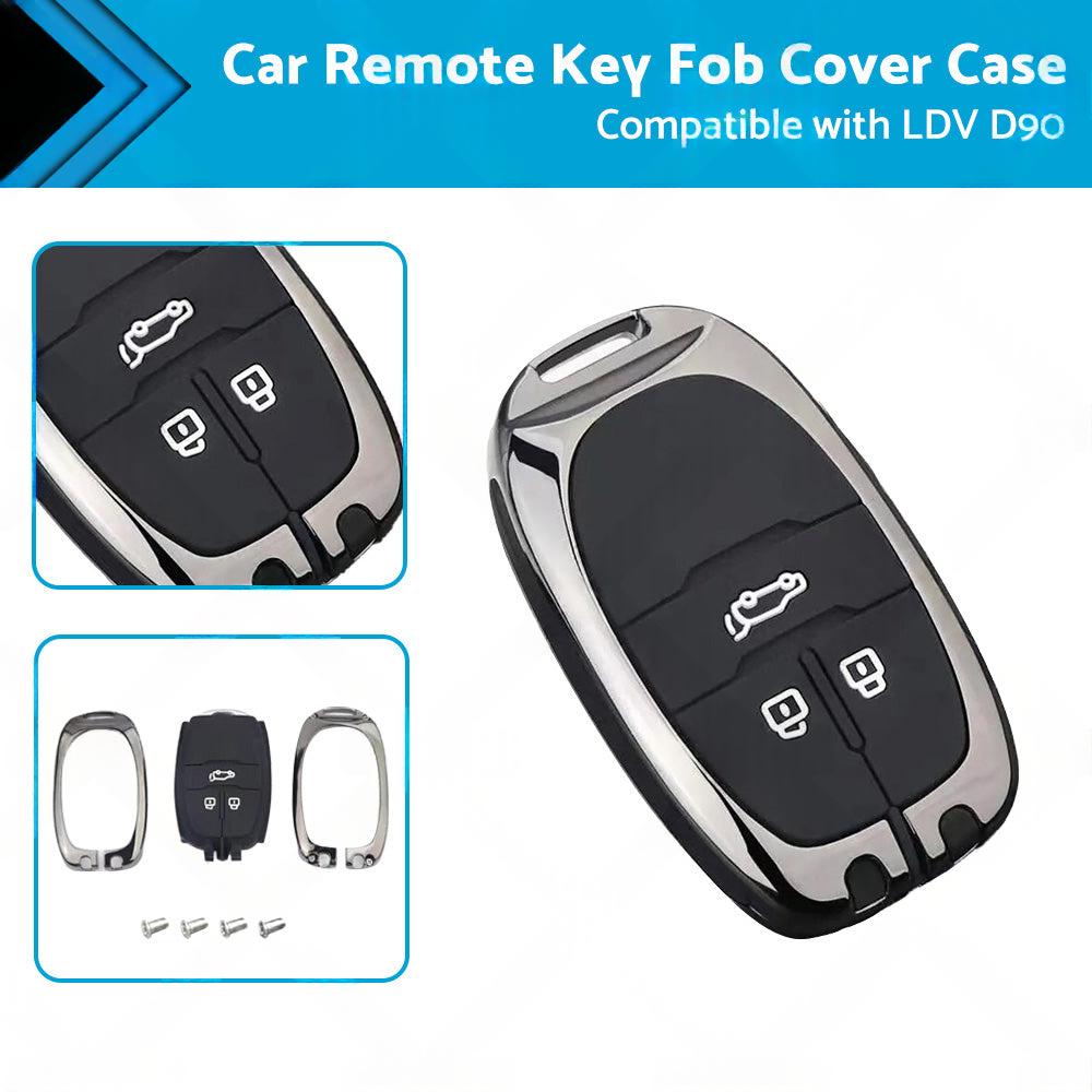 Zinc Alloy Remote Key Fob Case Cover Shell Suitable For LDV D90 3-Button Key Fob