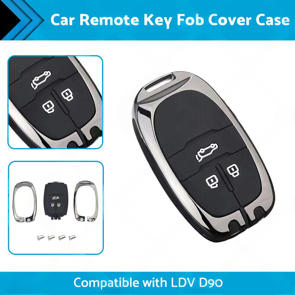 Zinc Alloy Remote Key Fob Case Cover Shell Suitable For LDV D90 3-Button Key Fob