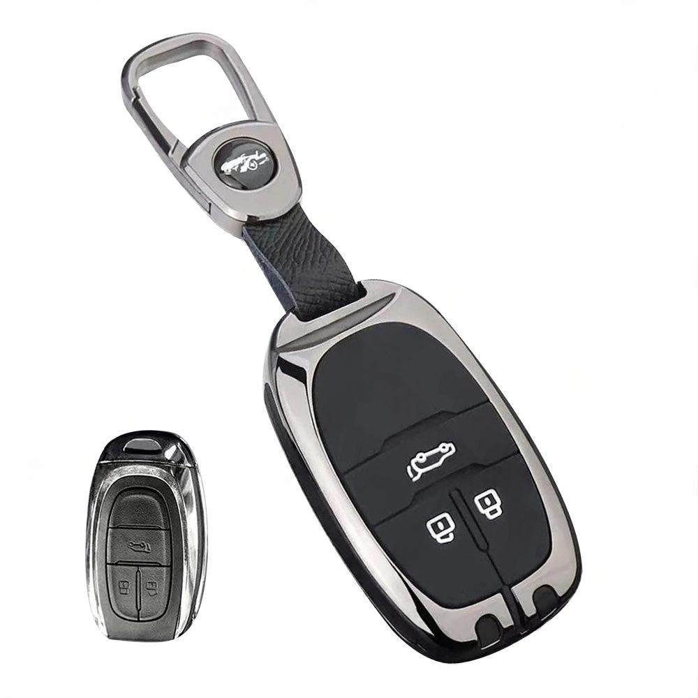Zinc Alloy Remote Key Fob Case Cover Shell Suitable For LDV D90 3-Button Key Fob
