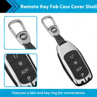 Zinc Alloy Remote Key Fob Case Cover Shell Black Suitable For Chery Omoda 5