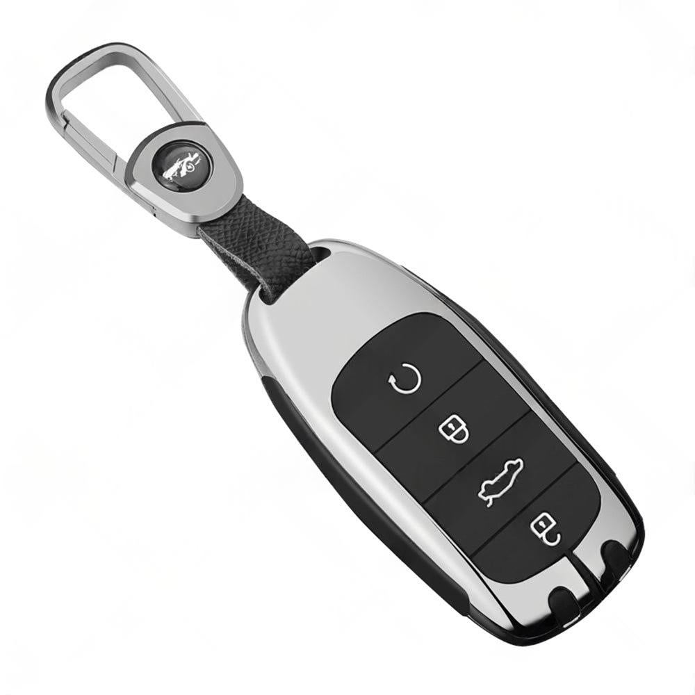Zinc Alloy Remote Key Fob Case Cover Shell Black Suitable For Chery Omoda 5