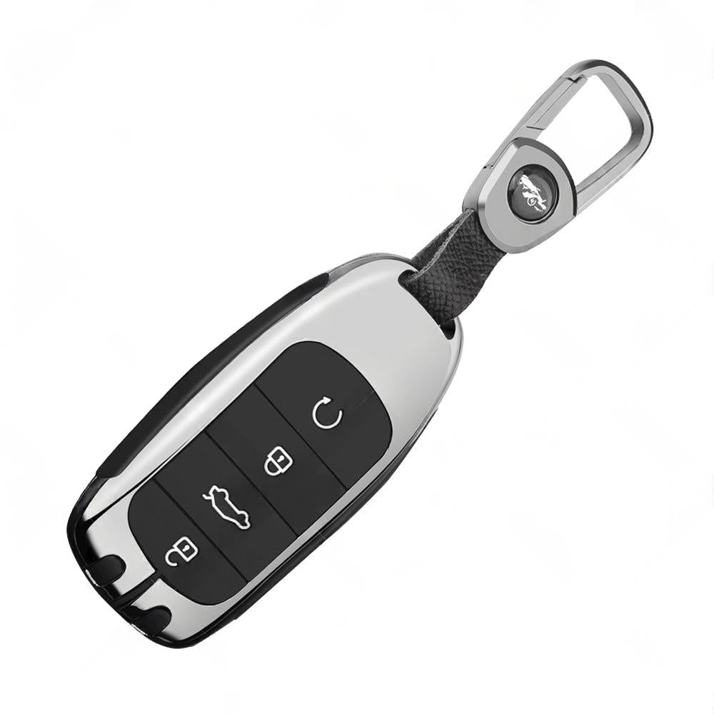 Zinc Alloy Remote Key Fob Case Cover Shell Black Suitable For Chery Omoda 5