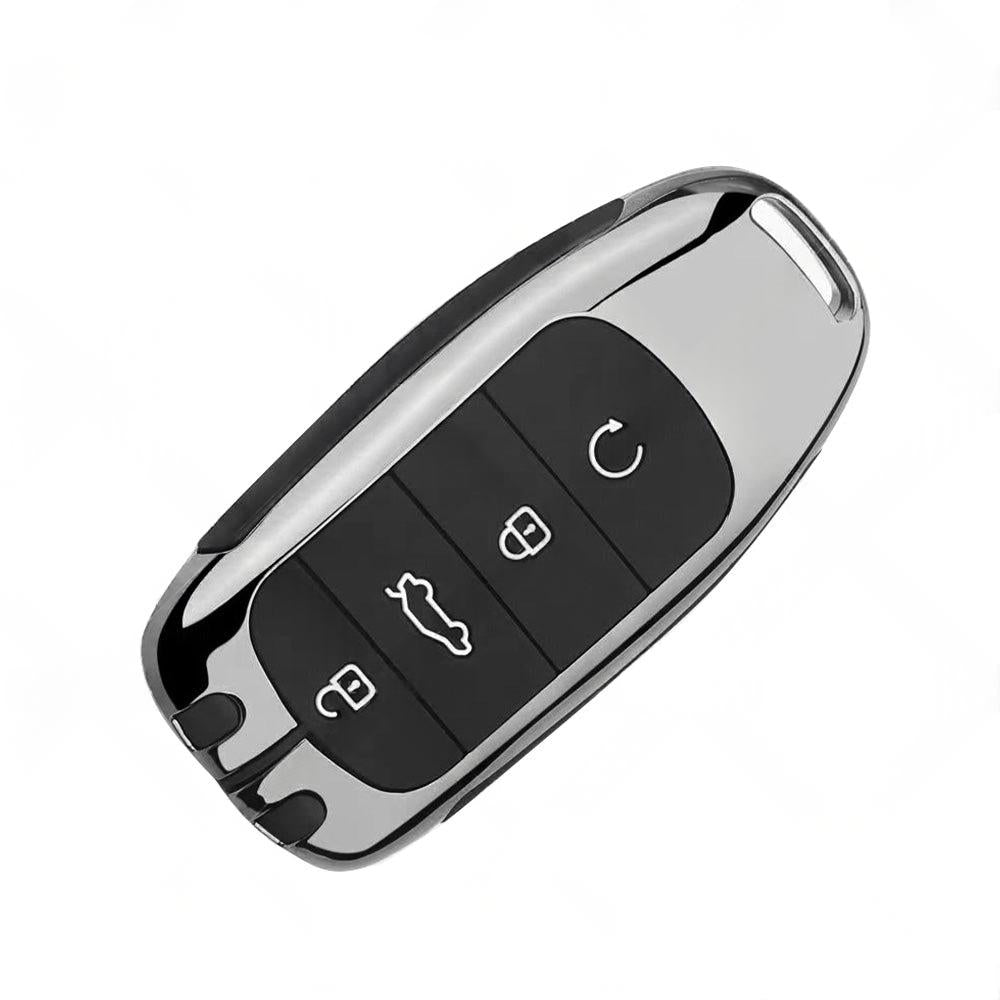 Zinc Alloy Remote Key Fob Case Cover Shell Black Suitable For Chery Omoda 5