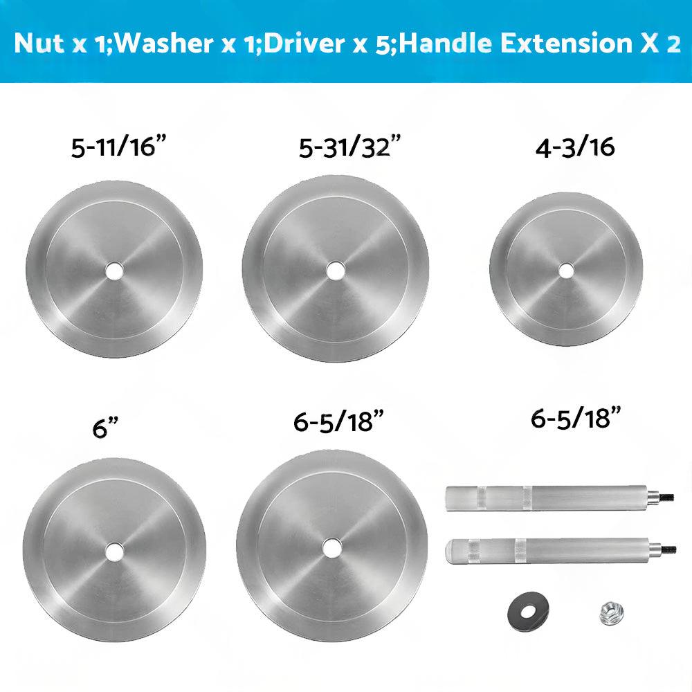 61850 Truck Hub Seal Installer Kit Fit Class 7 and Class 8 Road Trucks Trailers