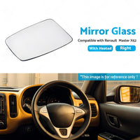 Right Mirror Glass Suitable for Renault Master X62 2010-2019 Heated Convex base
