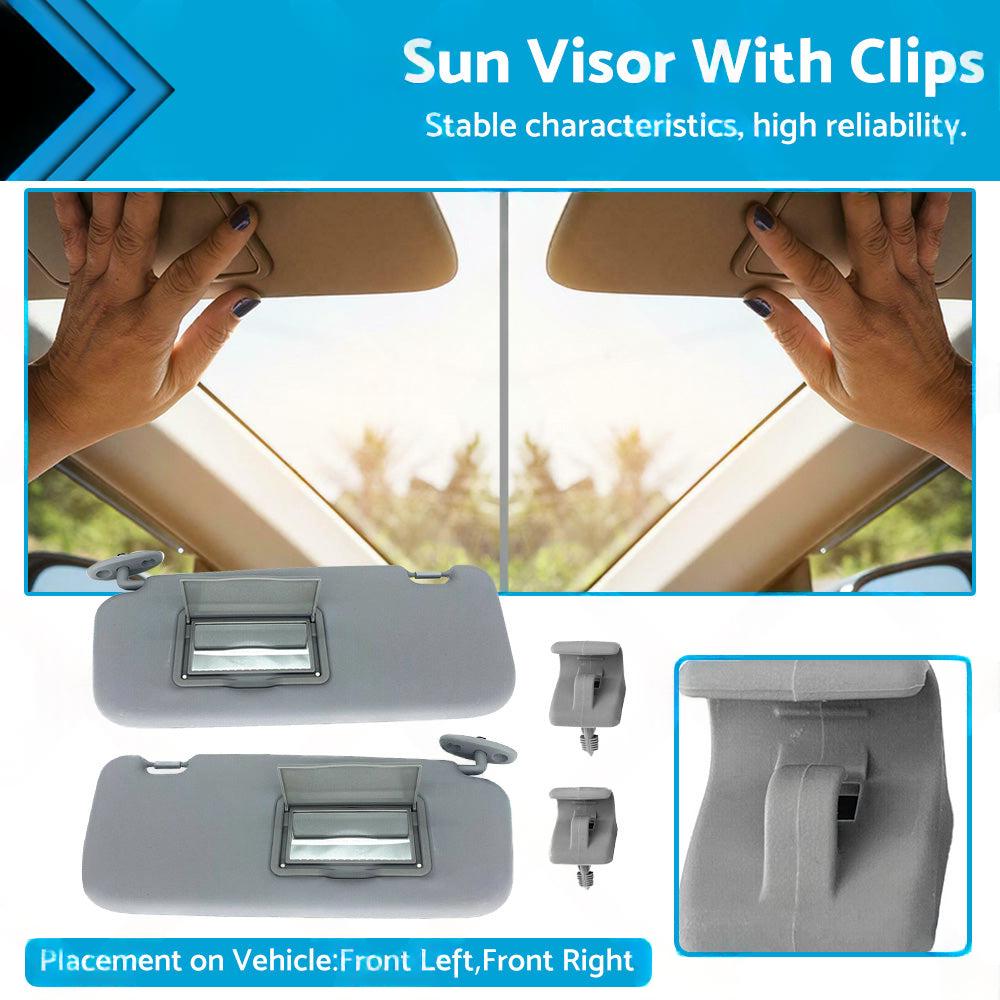 Sun Visor With Clips Front LeftRight Side Suitable For Hyundai Getz 2002-2012