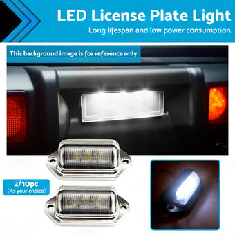 compare product 6 LED License Number Plate Light Lamps Suitable for Truck SUV Trailer Lorry