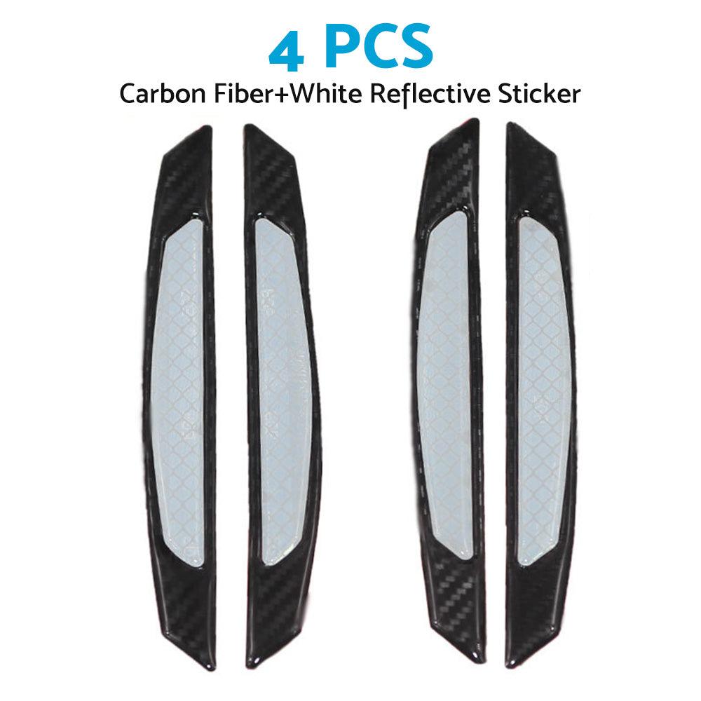 Reflective Carbon Fiber Car Door Edge Guard Bump Protector Sticker Suitable For Universal Use