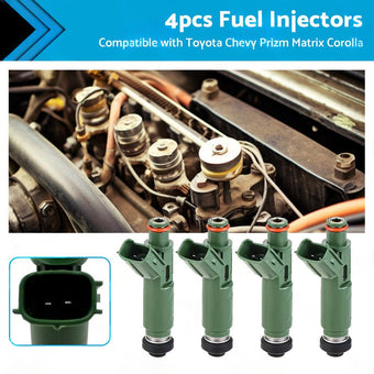 compare product 4PCS Fuel Injector Suitable For Toyota Chevy Prizm Matrix Corolla 23250-22040