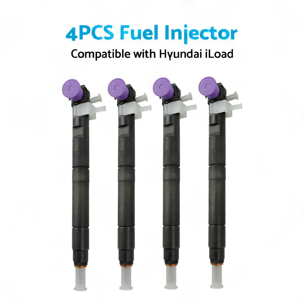 4PCS Diesel Fuel Injector Suitable for Hyundai iLoad 28236381