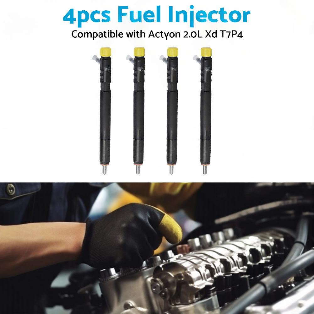 4PCS Fuel Injector EJBR04501D A6640170121 Suitable For Actyon 200 Sports 2. 0 Xdi