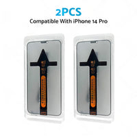 2PCS Screen Protector Privacy Tempered Glass Suitable For iPhone 14 Pro/ Max