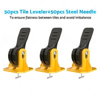 50PCS Tile Levelling Spacer Tiling Tool Leveling System Clips Floor Wall Wrench
