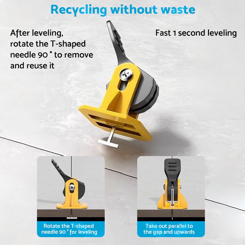 50PCS Tile Levelling Spacer Tiling Tool Leveling System Clips Floor Wall Wrench