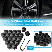 20PCS 19mm Wheel Nut Lug Bolt Covers Caps Suitable for Holden Commodore VB to VZ
