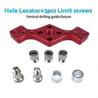 Drill Bit Vertical Pocket Hole Jig Dowel Drill Guide Self Centering Woodworking