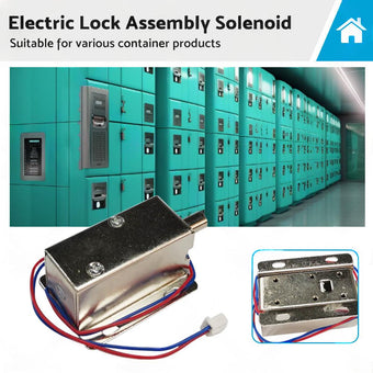compare product Round Electronic Solenoid Latch Lock 12V 0. 6A Electric Release Assembly Catch