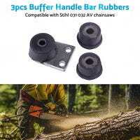 3PCS Buffer Handle Bar Rubber Suitable for Stihl 031 032 AV Chainsaw
