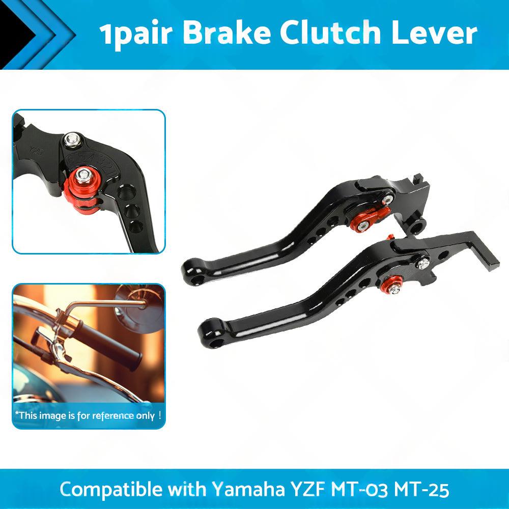 Short Clutch Brake Levers CNC Suitable for Yamaha YZF R3 R25 MT03 MT25 2014-2021