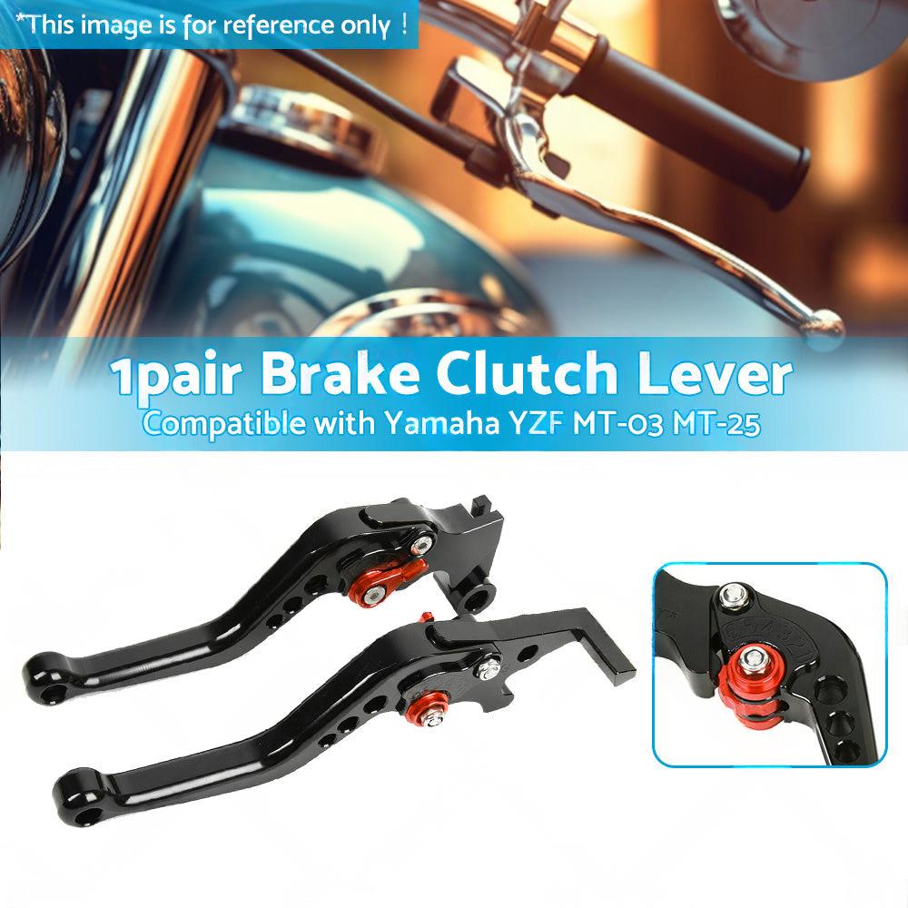 Short Clutch Brake Levers CNC Suitable for Yamaha YZF R3 R25 MT03 MT25 2014-2021