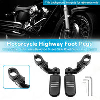 Motorcycle Highway Foot Pegs Suitable For Harley Street Glide Road Glide 1-1 4inch