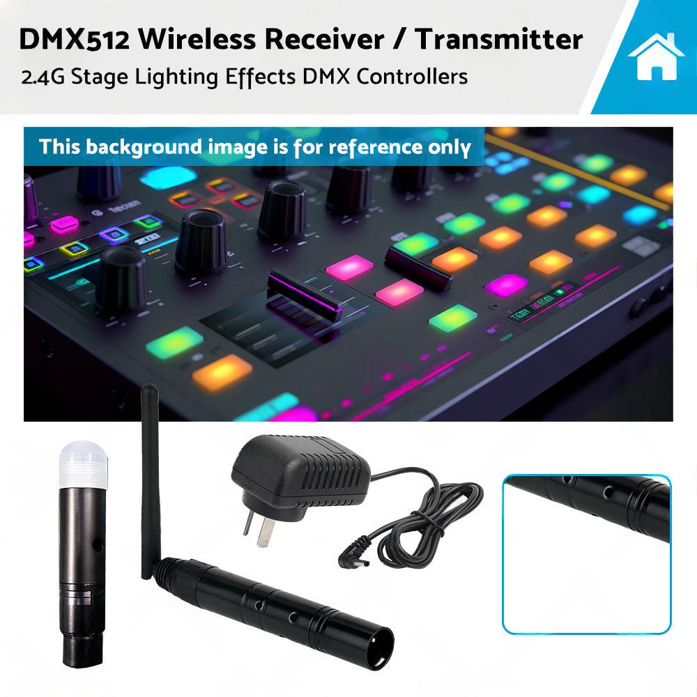 2.4G Wireless DMX512 Transmitter & Receiver XLR Suitable For Stage Lighting Controllers